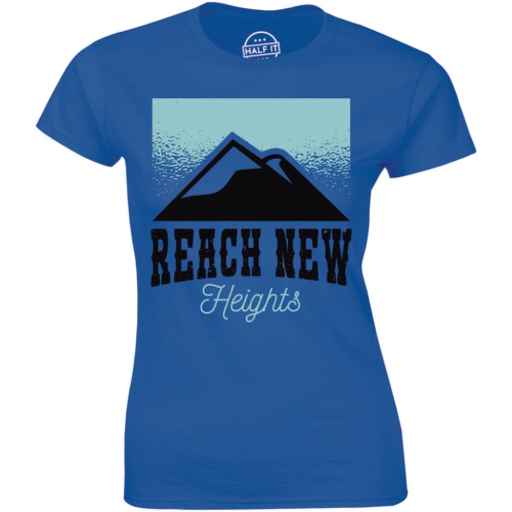 Reach Heights Mountain Climbing Mountain T-shirt